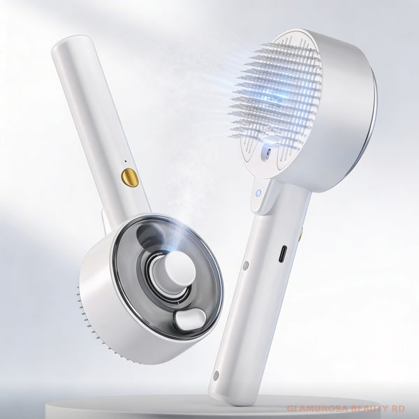 Pet Spray Massage Comb — 3-in-1 UV Antibacterial Grooming Brush for Dogs & Cats