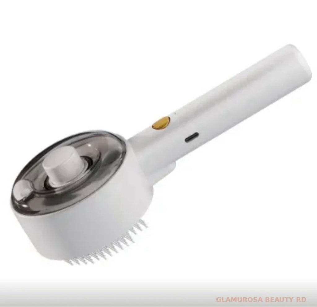 Pet Spray Massage Comb — 3-in-1 UV Antibacterial Grooming Brush for Dogs & Cats