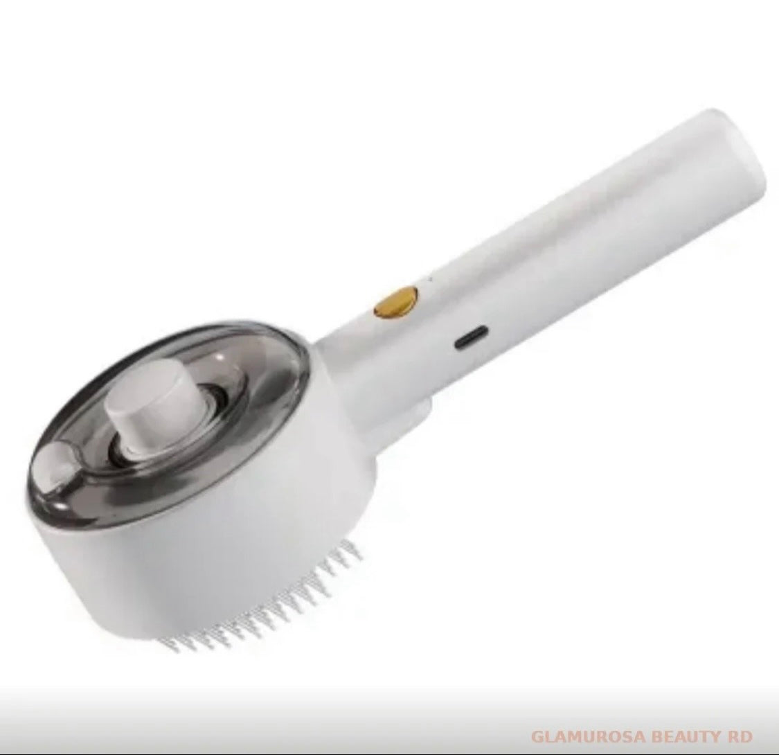 Pet Spray Massage Comb — 3-in-1 UV Antibacterial Grooming Brush for Dogs & Cats