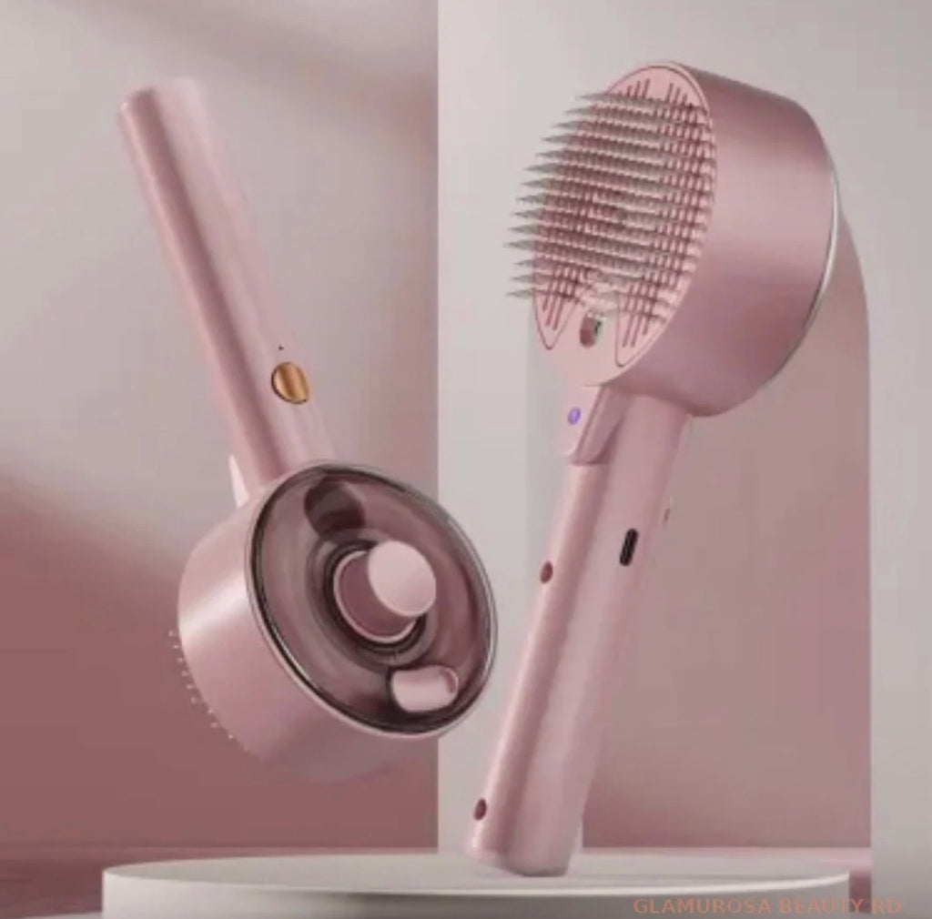 Pet Spray Massage Comb — 3-in-1 UV Antibacterial Grooming Brush for Dogs & Cats